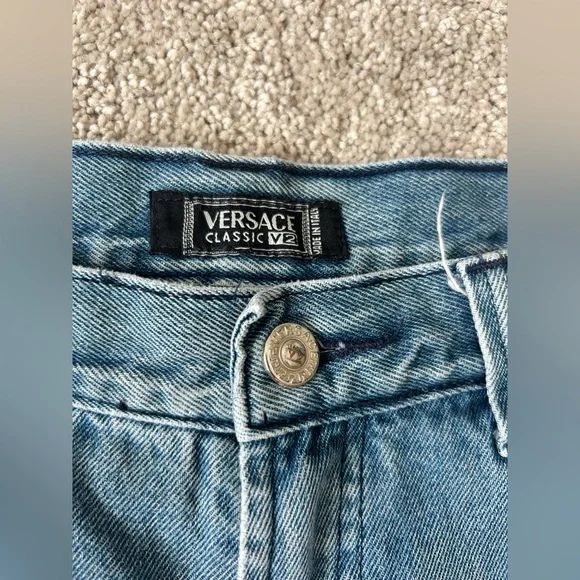 Vintage Versace Classic Denim Jeans size 34 - Picture 8 of 17